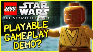 LEGO Star Wars: The Skywalker Saga | PLAYABLE GAMEPLAY DEMO?