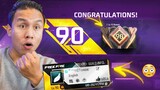 90 Level Up in Free Fire 🔥 Free Gloo Wall Reward 😱 Tonde Gamer