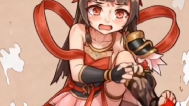 AI animation Nezha's feet were burned by fake wind and fire wheels