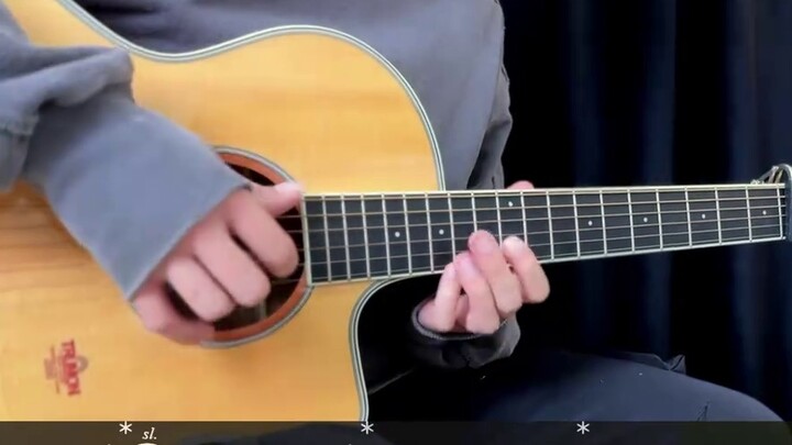 Versi paling gratis dari gitar fingerstyle "Call of Silence"丨Attack on Titan Clear Sky Remix