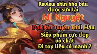 Review trang phục được sửa lại Mị Nguyệt Đại Tần Tuyên Thái Hậu cực chất - Đi top liệu có bá đạo ?