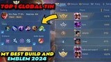 TOP 1 GLOBAL YIN BUILD FINALLY REVEALED 😱 | ONE SHOT EVERY HERO WITH THIS BUILD | MOBILE LEGENDS