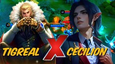 COMBO Tigreal X Cecilion🥵🥵|| Ubur-Ubur Ikan Lele,Menyala Lee‼️🔥🔥