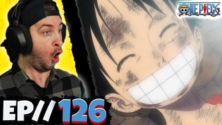 LUFFY DEFEATS CROCODILE! // One Piece Episode 126 REACTION - Anime Reaction