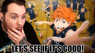 IS IT GOOD?! | Haikyuu Episode 1 & 2 LIVE REACTION  | Anime EP Reaction