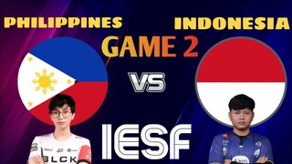 PHILIPPINES VS INDONESIA GAME 2 IESF SIBOL 2022 MLBB