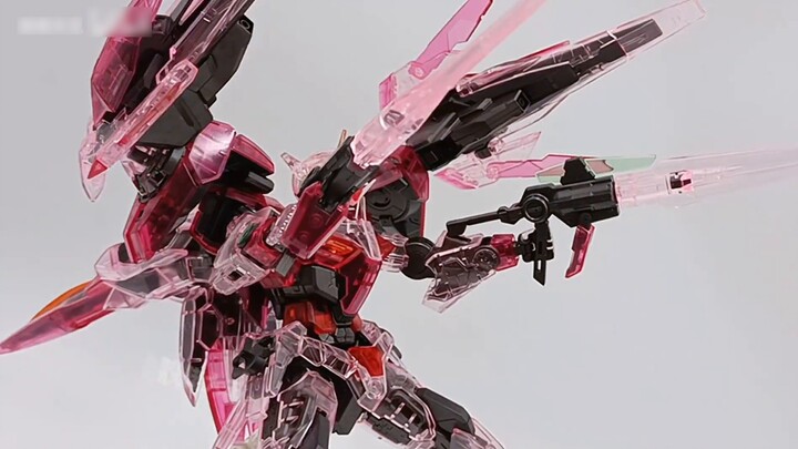 Gundam pose steps sharing, MG three red 00R color through