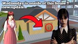 New update wednesday house  in SAKURA SCHOOL SIMULATOR