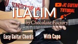 Ilalim - Chocolate Factory Guitar Chords (Guitar Tutorial) (Easy Chord with Capo)