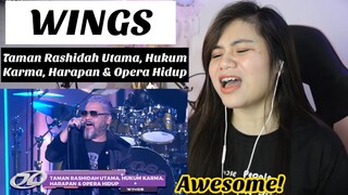 WINGS - Taman Rashidah Utama, Hukum Karma, Harapan & Opera Hidup | #AJL36 I FILIPINA REACTION