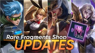 Rare Fragments Shop Updates December 2022 Mobile Legends Bang Bang