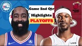 Philadelphia 76ers vs Miami Heat Game 4 Full Highlights 2nd QTR | May 8 | 2022 NBA Season