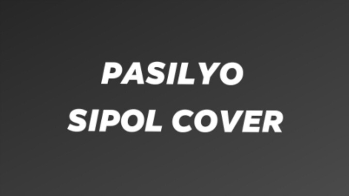 Pasilyo- Sipol short cover