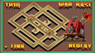 NEW TH10 WAR BASE + REPLAY PROOF | ANTI ZAP DRAGS / ZAP WITCHES / MASS HOGS + LINK | CLASH OF CLANS