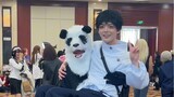 There are actually people cosplaying as pandas!