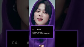 Jimin FACE Album Tracklist 1st Solo Album