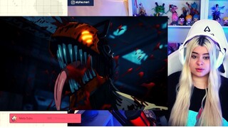 @Mariana Alpha Reagindo CHAINSAW MAN EP 1 PELA PRIMEIRA VEZ