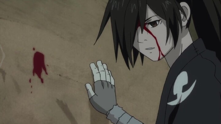 In episode 20 of "Dororo", the samurai who abandoned his mother to escape, actually merged with the 