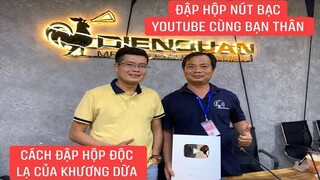 Khương Dừa không ngờ bạn thân 20 năm làm nghề sửa xe lại được nút bạc YouTube...!