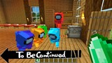 FUNNY AMONG US IN MINECRAFT TO BE CONTINUED BY SCOOBY CRAFT PART 1