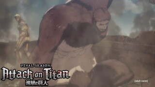 The Armored And Beast Titan Attack Forte Zlava (English Dub) | Attack On Titan - The Final Season