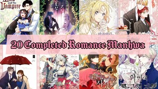 20 Completed Romance Manhwa List Recodommations