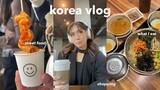 KOREA VLOG | korean street food mukbang, what I eat, shopping, exploring Seoul, lotte world