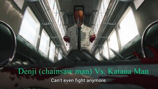 Chainsaw Man 2022 Denji (chainsaw man) Vs. Katana Man