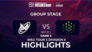 Game 2: Nigma Galaxy vs Brame (SumaiL vs ThuG | BO3) DPC WEU 2022 Tour 3: Division II