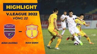 ⚽️HIGHLIGHTS | BÌNH DƯƠNG - NAM ĐỊNH | TẤN CÔNG MÃN NHÃN | CUỘC ĐUA TRỤ HẠNG GAY CẤN