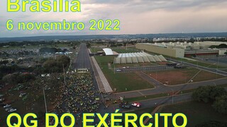 Brasilia - 6 novembro 22 - QG Exército - AGORA #LIVE #brasilia #brasil #exercito