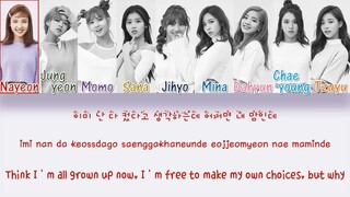 TWICE-    TT      [ Color Coded Lyrics]