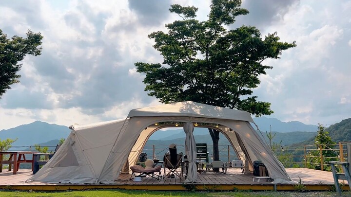 Camping place suitable for the summer and heat