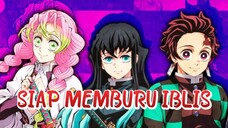 Trio Pembasmi Iblis ⁉️ Aksi kompak Tanjiro DKK saat melawan Iblis 🔥☠️