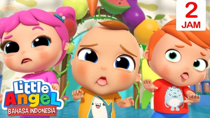 Aku Kalahkan Kumannya Dengan Cuci Tangan!  | Little Angel Bahasa Indonesia | Kartun Anak