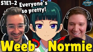 "This is AWESOME!" - A Weeb & Normie Watch The Apothecary Diaries [S1E1-2] (Reaction Highlights)