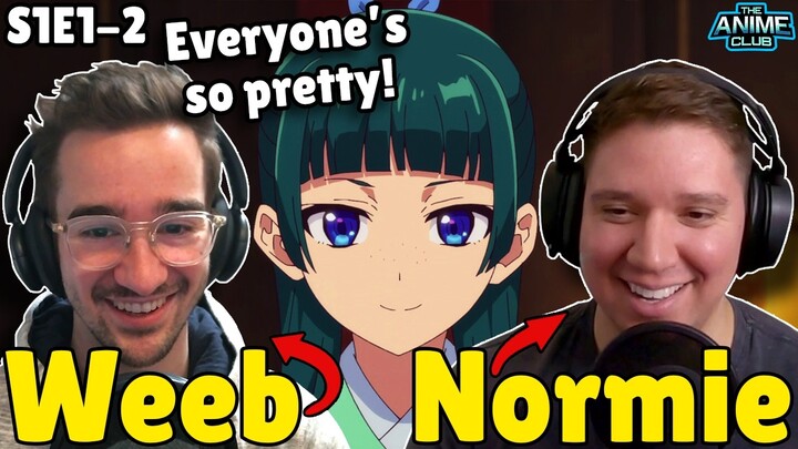 "This is AWESOME!" - A Weeb & Normie Watch The Apothecary Diaries [S1E1-2] (Reaction Highlights)