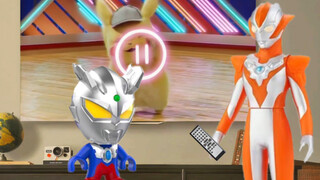 Children's Enlightenment Early Education Toy Video: Little Ciro Ultraman understands that he will gr