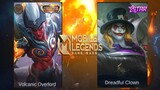 KHUFRA Volcanic Overlord VS Dreadful Clown Skin Comparison | Mobile Legends
