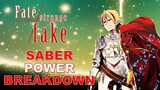 Fate Strange Fake The Other King Who Can Use Excalibur! Saber Richard The Lionheart Power Breakdown