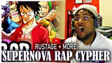 King Reacts To SUPERNOVA RAP CYPHER | RUSTAGE & More [One Piece] | ANIME MONDAYS ARE BACK!