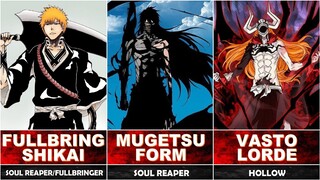 Kurosaki Ichigo All Forms in Bleach