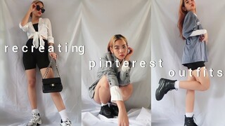 RECREATING PINTEREST OUTFITS ✨ | Jamaica Galang