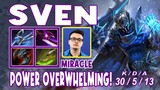 Miracle Sven Hard Carry Gameplay 30 KILLS | POWER OVERWHELMING! | Dota 2 Expo TV