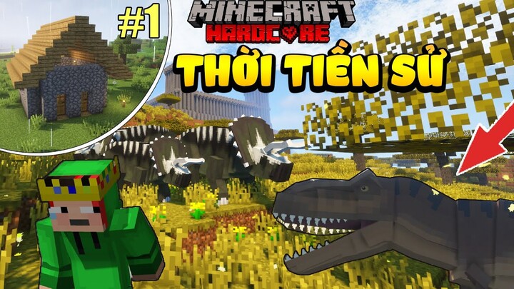 MINECRAFT TIỀN SỬ KHỦNG LONG *1: TÔI LẠC VÀO THẾ GIỚI TIỀN SỬ ĐẦY NGUY HIỂM TRONG SINH TỒN