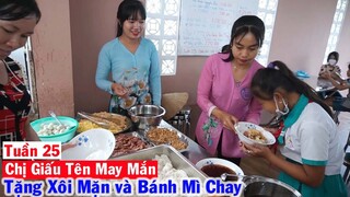 Bếp Ăn Tình Thương tuần 25 được tặng Xôi Mặn và Bánh Mì Chay từ Tấm Lòng của Chị Giấu Tên May Mắn