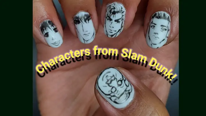 Nailed It! - Unique Nail Designs - Characters from Slam Dunk Anime - another  challenge request
