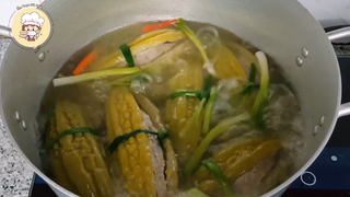 Canh quả đắng dầm thịt phần 1 #food