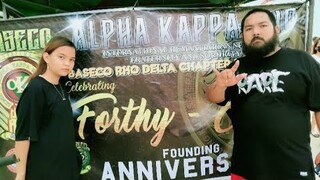 "BOGITO AT MICHA BOGITA" nag guest ALPHA KAPPA RHO aniv