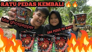 RATUS PEDAS KEMBALI! MIE TERPEDAS DI DUNIA GHOST PEPPER SPICY  NOODLES TIDAK TERASA PEDAS KATA KEZYA